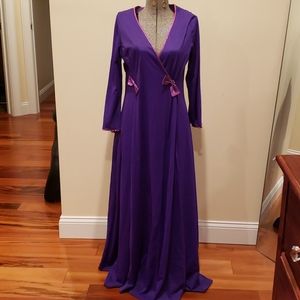 Vintage nightgown purple by Butterfield 8